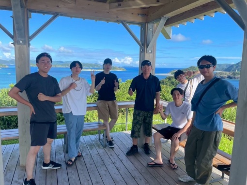 島には展望台があります