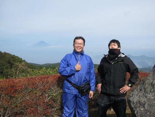 だるま山から久しぶりの富士山