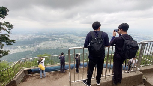 男体山頂 景色 男体山頂 景色