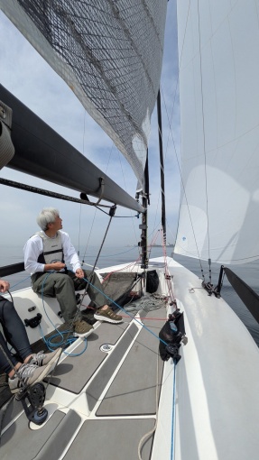 軽風のジェネカーセーリング