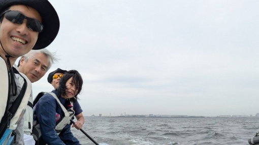 4人でクローズホールド爆走中